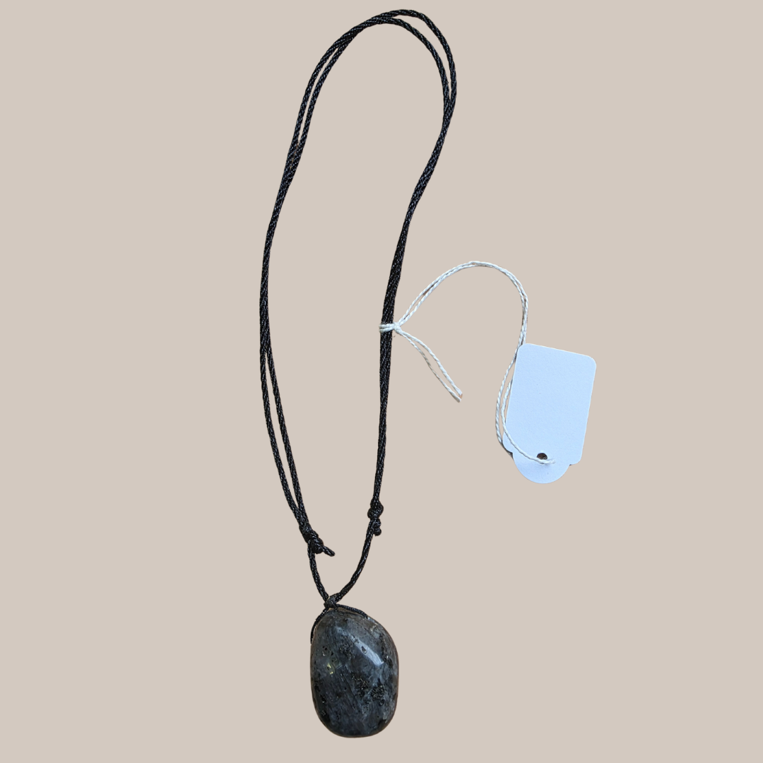 Crystal Necklace - Larvikite