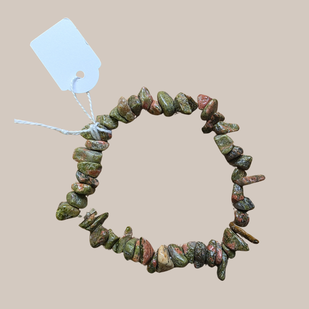 Crystal Bracelet - Unakite