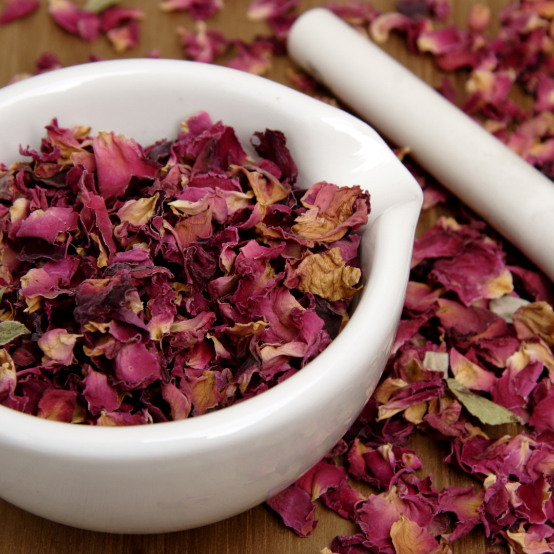 Rose Petals (Red) - Certified Organic - 50g