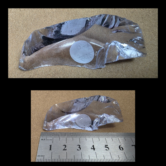 Ascendant Lilac 'Sovereign Be Ing' - Monatomic Andara Crystal