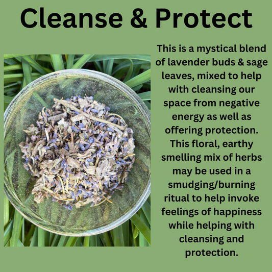 Herbal Smudging/Smoking Blends - Cleanse & Protect