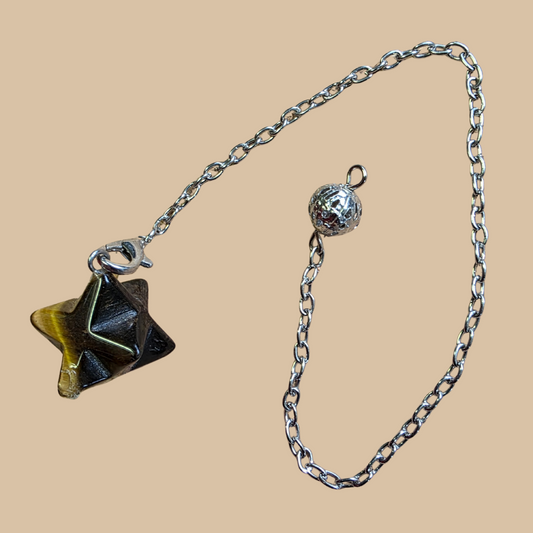 Crystal Pendulum - Tigers Eye